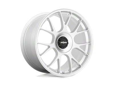 Rotiform TUF Gloss Silver Wheel; 19x10.5 (16-24 Camaro, Excluding SS w/ 6-Piston Front Calipers & ZL1)