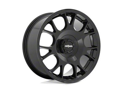 Rotiform TUF-R Gloss Black Wheel; Rear Only; 20x10.5; 40mm Offset (16-24 Camaro)