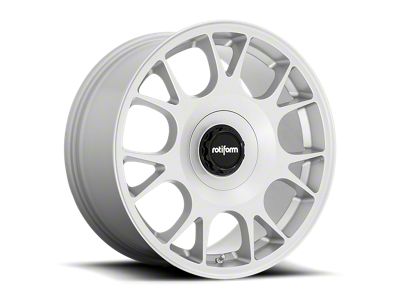 Rotiform TUF-R Gloss Silver Wheel; 18x9.5 (16-24 Camaro LS, LT, LT1)