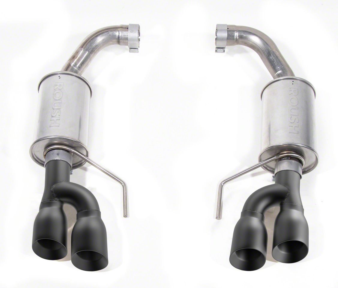 Roush Mustang AxleBack Exhaust with Black Tips 422097BLK (2024