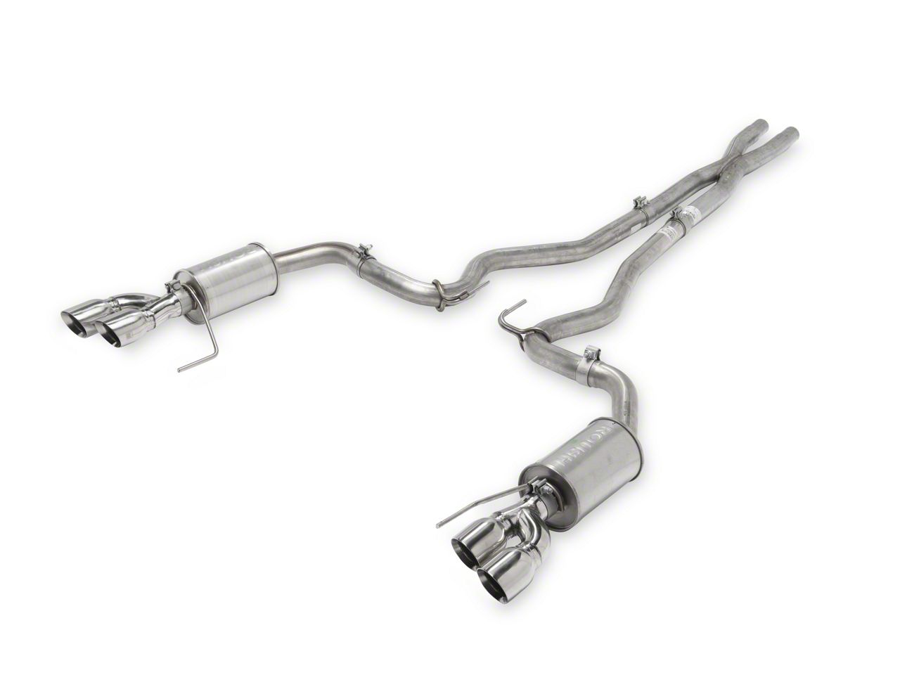 Roush Mustang CatBack Exhaust with Black Tips 422093BLK (2024 Mustang