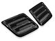 Roush Hood Heat Extractors; Gloss Black (18-23 Mustang GT, EcoBoost)