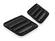 Roush Hood Heat Extractors; Gloss Black (18-23 Mustang GT, EcoBoost)