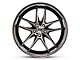 Rovos Calvinia Gloss Black Brushed Chrome Wheel; 20x10 (15-18 GT, EcoBoost, V6)