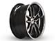 Rovos Calvinia Gloss Black Brushed Chrome Wheel; 20x10 (15-18 GT, EcoBoost, V6)