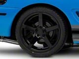 Rovos Wheels Durban Gloss Black Wheel; Rear Only; 18x10.5; 23mm Offset (94-98 Mustang)