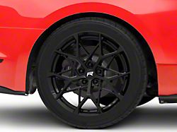 Rovos Wheels Calvinia Gloss Black Wheel; Rear Only; 19x10; 48mm Offset (15-23 Mustang GT, EcoBoost, V6)