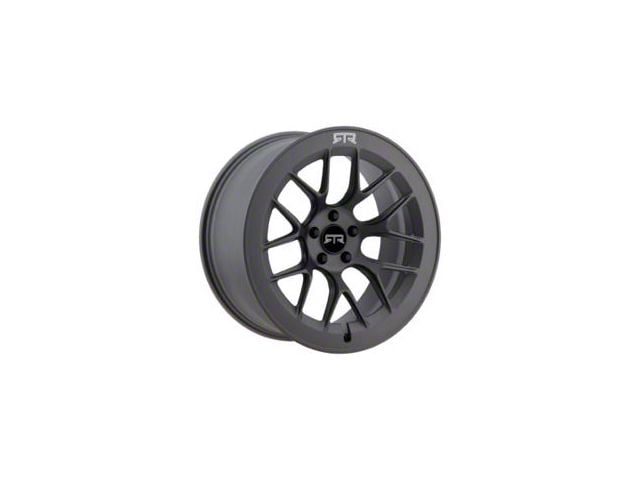 RTR Aero 7 Satin Charcoal Wheel; Rear Only; 20x10.5 (15-23 Mustang GT, EcoBoost, V6)