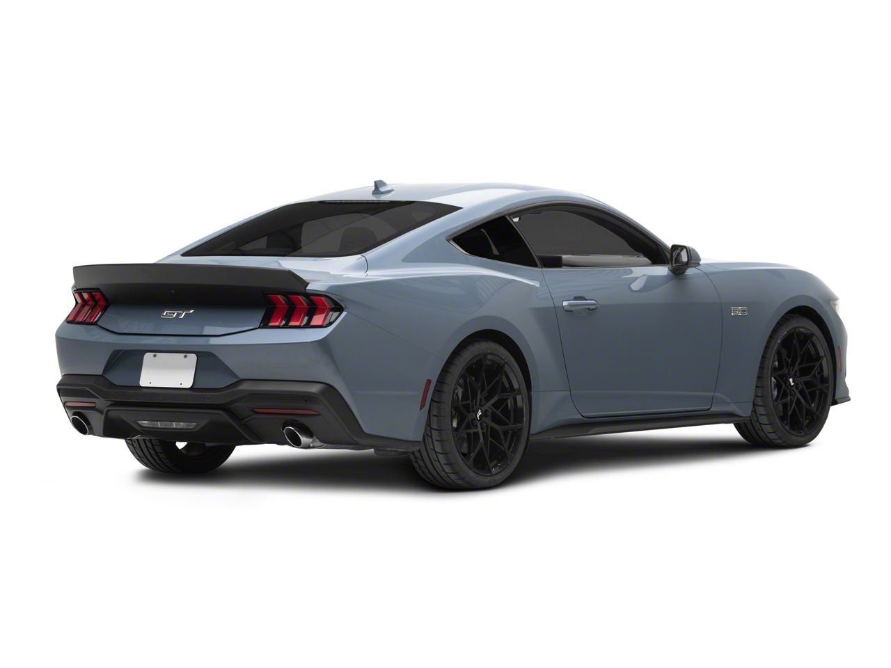 RTR Mustang Rear Spoiler; Matte Black 11011.0009.12.A (24-25 Mustang ...