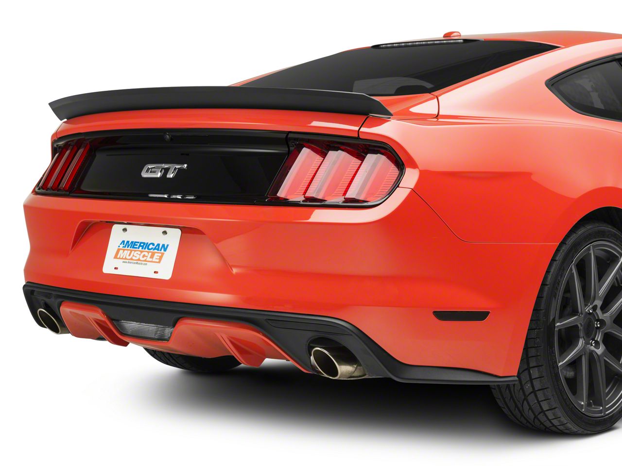 Rtr Mustang Rear Spoiler; Matte Black 387380 (15-23 Mustang) - Free 