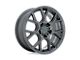 RUFF Drift Gloss Gunmetal Wheel; 17x7.5 (05-09 Mustang GT, V6)