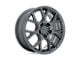 RUFF Drift Gloss Gunmetal Wheel; 18x8 (05-09 Mustang GT, V6)