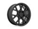 RUFF Drift Matte Black Wheel; 17x7.5 (05-09 Mustang GT, V6)