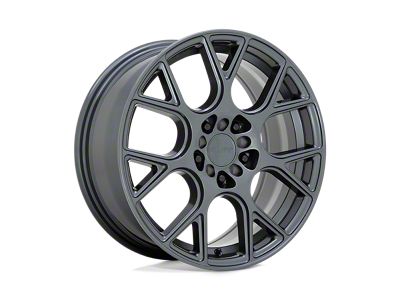 RUFF Drift Gloss Gunmetal Wheel; 18x8 (10-15 Camaro, Excluding ZL1)