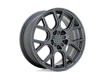 RUFF Drift Gloss Gunmetal Wheel; 18x8 (10-14 Mustang GT w/o Performance Pack, V6)