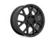 RUFF Drift Matte Black Wheel; 18x8 (10-14 Mustang GT w/o Performance Pack, V6)