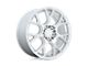 RUFF Drift Silver Wheel; 17x7.5 (10-14 Mustang GT w/o Performance Pack, V6)