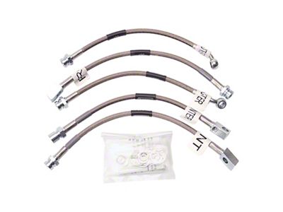 Russell Stainless Steel Braided Brake Line Kit; Front and Rear (93-97 Camaro w/ Front & Rear Disc Brakes & w/o Traction Control)