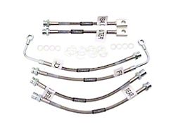 Russell Stainless Steel Braided Brake Line Kit; Front and Rear (98-02 Camaro w/ Front & Rear Disc Brakes & Traction Control)