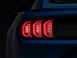 S550 Euros V2 LED Tail Lights; Black Housing; Clear Lens (15-23 Mustang)