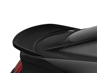 Saleen Rear Spoiler; Shadow Black (15-23 Mustang)