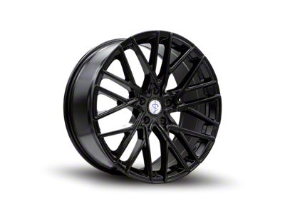 Sapphire Luxury Alloys SX02 Gloss Black with Machined Face Wheel; 20x9; 35mm Offset (05-09 Mustang)