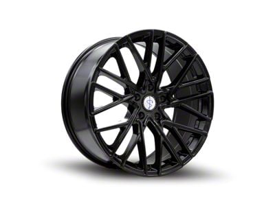 Sapphire Luxury Alloys SX02 Gloss Black Wheel; 20x9; 35mm Offset (17-23 AWD Challenger)