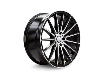 Sapphire Luxury Alloys SX03 Gloss Black with Machined Face Wheel; 20x9; 35mm Offset (17-23 AWD Challenger)