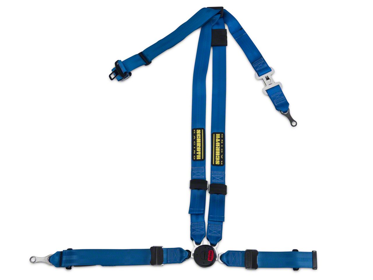 Schroth QuickFit Pro Harness; Blue (05-17 Mustang)