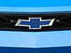 SEC10 Bowtie Emblem Cover Decal; Blue (Universal; Some Adaptation May Be Required)