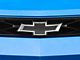 SEC10 Bowtie Emblem Cover Decal; Carbon Gloss Black (Universal; Some Adaptation May Be Required)