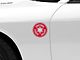 SEC10 Emotional Support Vehicle Decal; Red (Universal; Some Adaptation May Be Required)