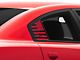 SEC10 Distressed Flag Quarter Window Decals; Red (06-23 Charger)