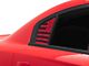 SEC10 Distressed Flag Quarter Window Decals; Red (06-23 Charger)