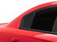 SEC10 Flag Quarter Window Decals; Gloss Black (06-23 Charger)