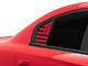 SEC10 Flag Quarter Window Decals; Red (06-23 Charger)