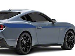 SEC10 Arrow Stripes; Blue (15-23 Mustang Fastback)