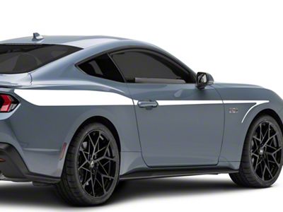 SEC10 Arrow Stripes; White (15-23 Mustang Fastback)