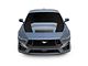SEC10 Dark Horse Style Hood Accent Stripes; Matte Black (2024 Mustang)