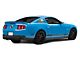 SEC10 Distressed Flag Quarter Window Decals; White (10-14 Mustang Coupe)