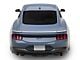 SEC10 Factory Blade Rear Spoiler Accent Decal; Silver (15-24 Mustang Fastback)