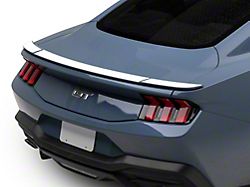 SEC10 Factory Blade Rear Spoiler Accent Decal; White (15-24 Mustang Fastback)