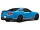 SEC10 Flag Quarter Window Decals; Etched (10-14 Mustang Coupe)