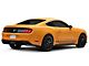 SEC10 Flag Quarter Window Decals; Gloss Black (15-24 Mustang Fastback)