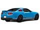 SEC10 Flag Quarter Window Decals; Red (10-14 Mustang Coupe)