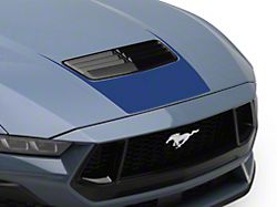 SEC10 Forward Hood Decal; Blue (24-25 Mustang GT, Dark Horse)