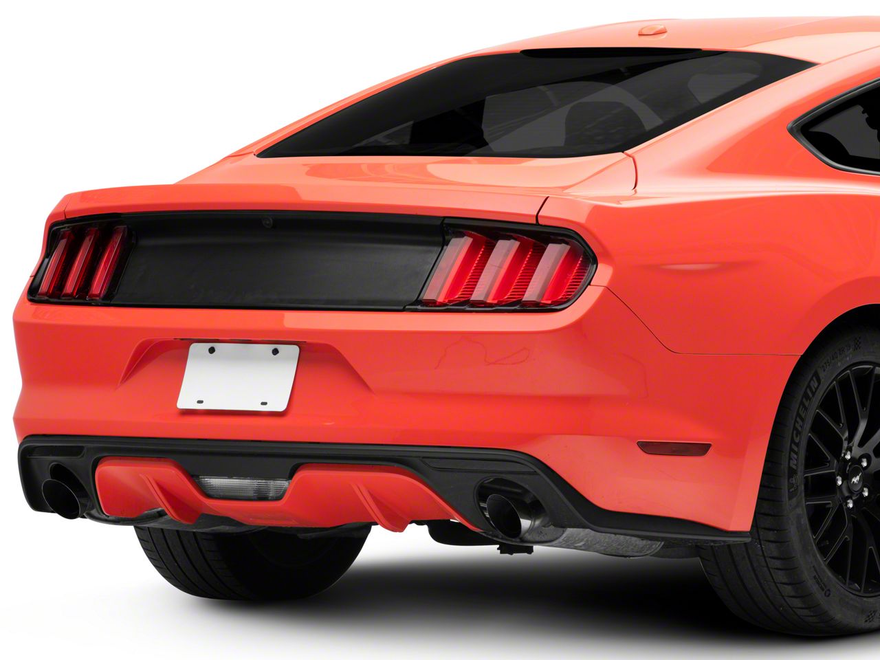 SEC10 Mustang Honeycomb Rear Bumper Marker Tint; Smoked 432310 (15-17 ...