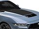 SEC10 Hood Accent Decal; Gloss Black (2024 Mustang)