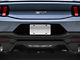 SEC10 License Plate Area Decal; Gloss Black (2024 Mustang)