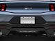 SEC10 License Plate Area Decal; Matte Black (2024 Mustang)